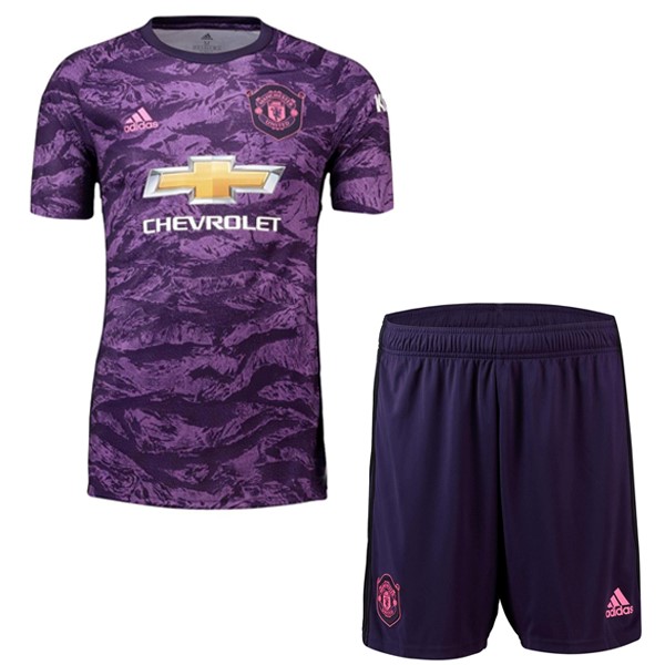 Camiseta Manchester United Niño Portero 2019 2020 Purpura